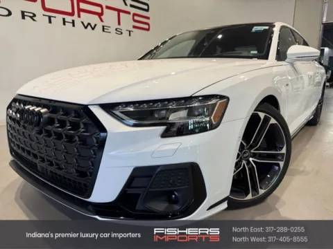 White 2025 Audi A8 L 55 for sale in Indianapolis, IN