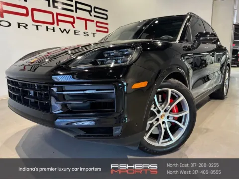 Black 2024 Porsche Cayenne E-Hybrid S for sale in Indianapolis, IN