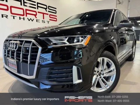 Black 2023 Audi Q7 45 Premium for sale in Indianapolis, IN