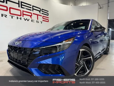 Blue 2023 Hyundai Elantra N Line for sale in Indianapolis, IN