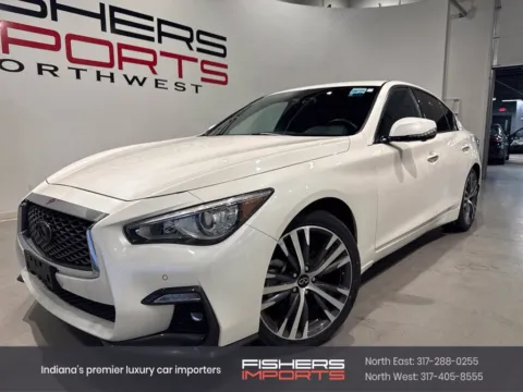 White 2021 INFINITI Q50 3.0t SENSORY for sale in Indianapolis, IN