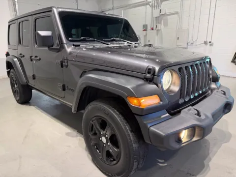 Another view of 2021 Jeep Wrangler Unlimited Sport S for sale in Indianapolis, IN at Fishers Imports - North West