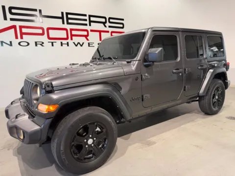 Photos of 2021 Jeep Wrangler Unlimited Sport S for sale in Indianapolis, IN at Fishers Imports - North West