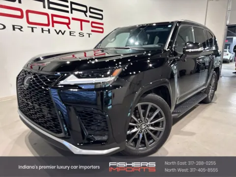 Black 2024 Lexus LX 600 F SPORT for sale in Indianapolis, IN