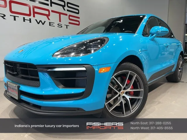 Blue 2023 Porsche Macan S for sale in Indianapolis, IN