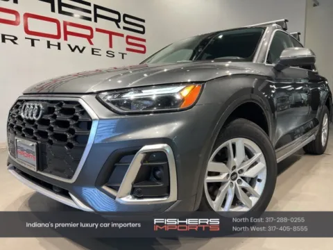 Gray 2023 Audi Q5 45 S line Premium for sale in Indianapolis, IN