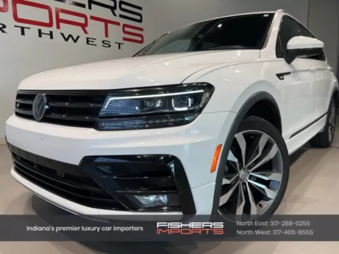 White 2021 Volkswagen Tiguan 2.0T SEL Premium R-Line for sale in Indianapolis, IN