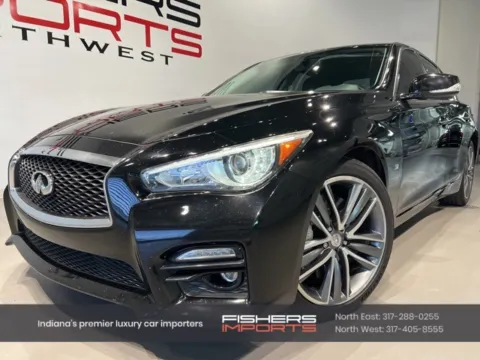 Black 2015 INFINITI Q50 Sport for sale in Indianapolis, IN