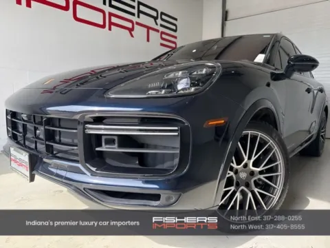 Black 2022 Porsche Cayenne Coupe Turbo for sale in Indianapolis, IN