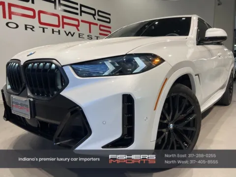 White 2024 BMW X6 xDrive40i for sale in Indianapolis, IN