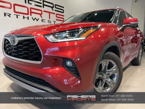 Red 2020 Toyota Highlander Platinum for sale in Indianapolis, IN