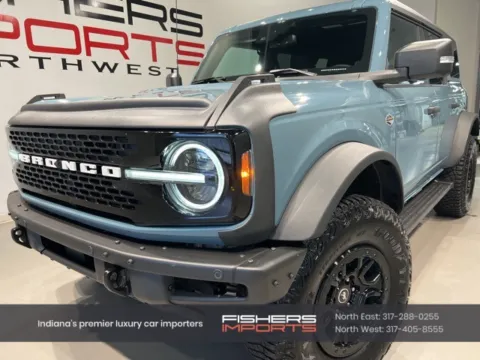 Blue 2022 Ford Bronco Wildtrak for sale in Indianapolis, IN