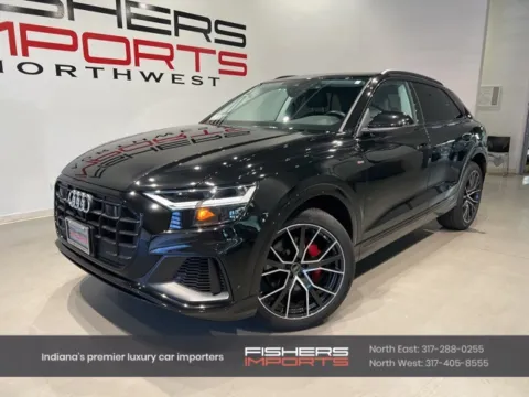 Black 2022 Audi Q8 55 Premium Plus for sale in Indianapolis, IN
