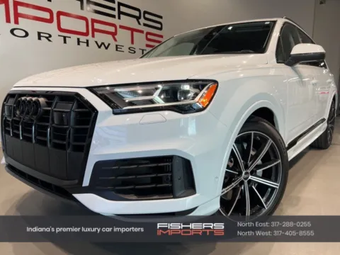 White 2023 Audi Q7 55 Prestige for sale in Indianapolis, IN