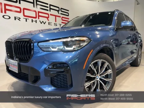 Blue 2022 BMW X5 xDrive40i for sale in Indianapolis, IN