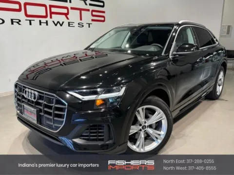 Black 2022 Audi Q8 55 Premium Plus for sale in Indianapolis, IN