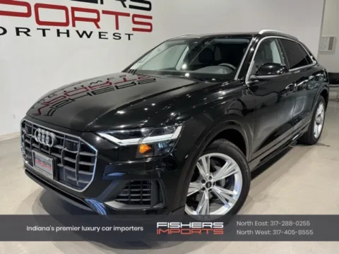 Black 2022 Audi Q8 55 Premium Plus for sale in Indianapolis, IN