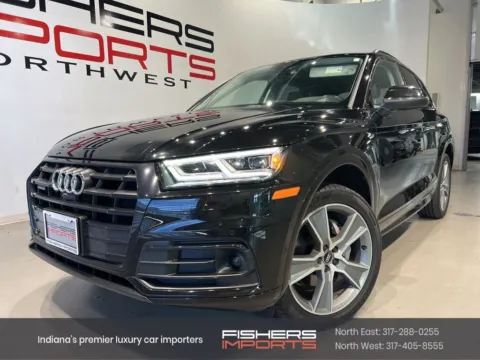 Black 2020 Audi Q5 45 Prestige for sale in Indianapolis, IN