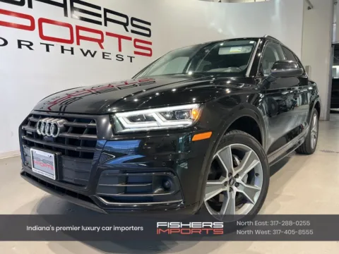 Black 2020 Audi Q5 45 Prestige for sale in Indianapolis, IN