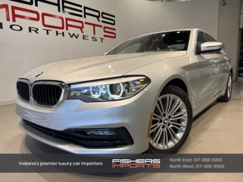 Silver 2017 BMW 5 Series 530i xDrive for sale in Indianapolis, IN