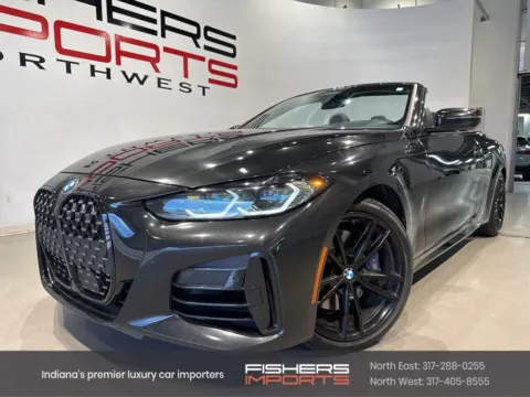 Black 2022 BMW 4 Series M440i xDrive for sale in Indianapolis, IN