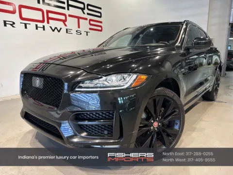 Black 2019 Jaguar F-PACE 30t R-Sport for sale in Indianapolis, IN