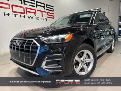 Black 2021 Audi Q5 45 Premium for sale in Indianapolis, IN