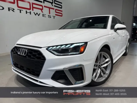 White 2022 Audi A4 45 S line Premium Plus for sale in Indianapolis, IN