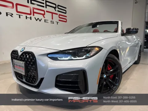 Gray 2024 BMW 4 Series M440i xDrive for sale in Indianapolis, IN