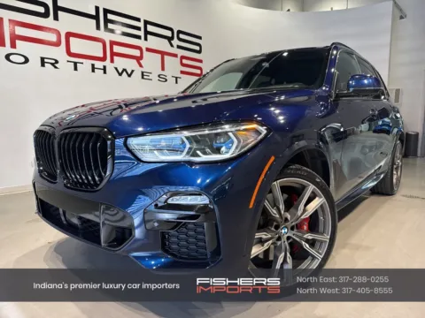 Blue 2021 BMW X5 M50i for sale in Indianapolis, IN