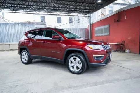 Red 2021 Jeep Compass Latitude for sale in Hillside, NJ
