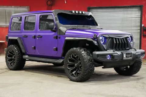 Black 2019 Jeep Wrangler Unlimited Sahara Altitude for sale in Hillside, NJ