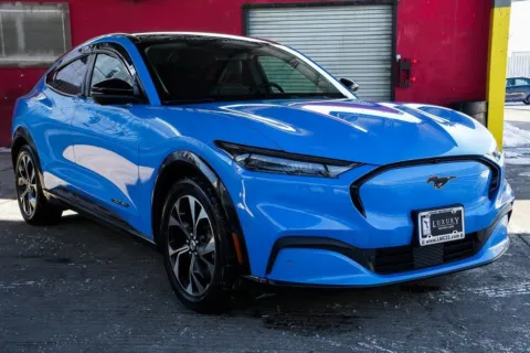 Blue 2022 Ford Mustang Mach-E Premium for sale in Hillside, NJ