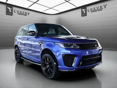 Blue 2019 Land Rover Range Rover Sport SVR for sale in Hillside, NJ