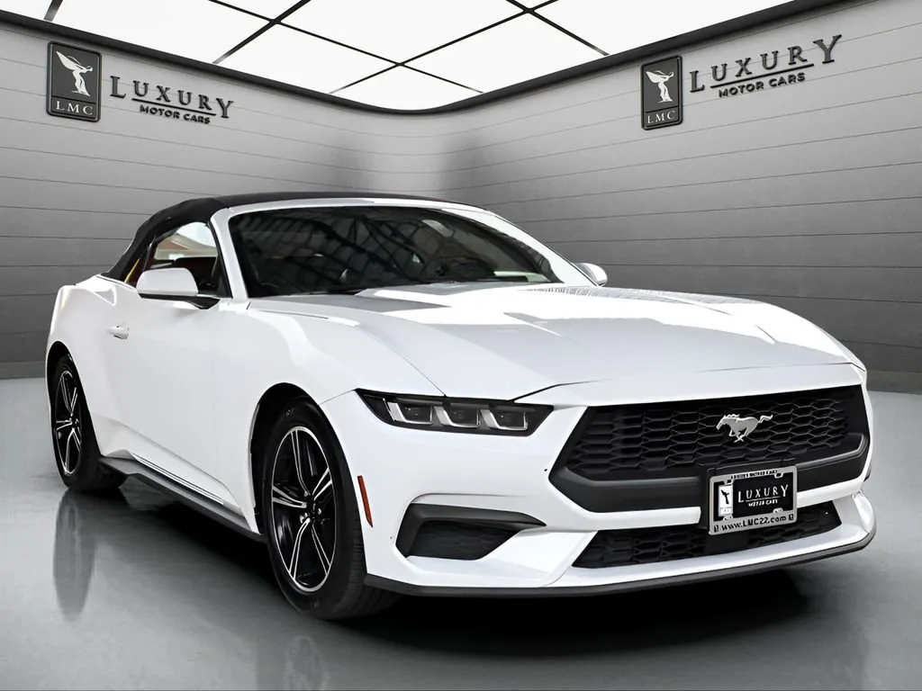 White 2024 Ford Mustang EcoBoost Premium for sale in Hillside, NJ