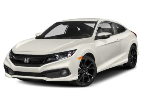 Beige 2019 Honda Civic Coupe Sport for sale in Hillside, NJ