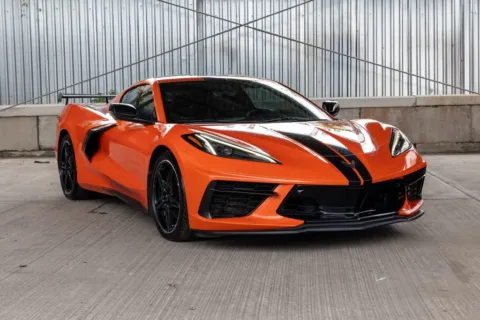 Orange 2021 Chevrolet Corvette 2LT for sale in Hillside, NJ