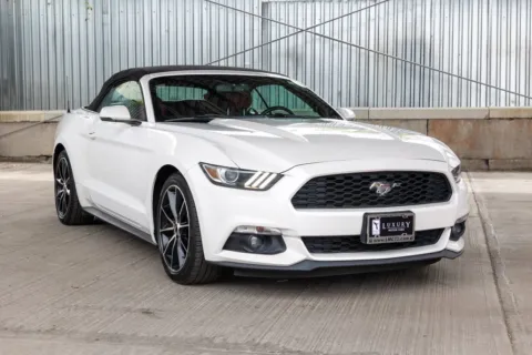 White 2017 Ford Mustang EcoBoost Premium for sale in Hillside, NJ