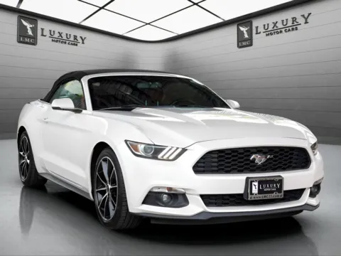 White 2017 Ford Mustang EcoBoost Premium for sale in Hillside, NJ