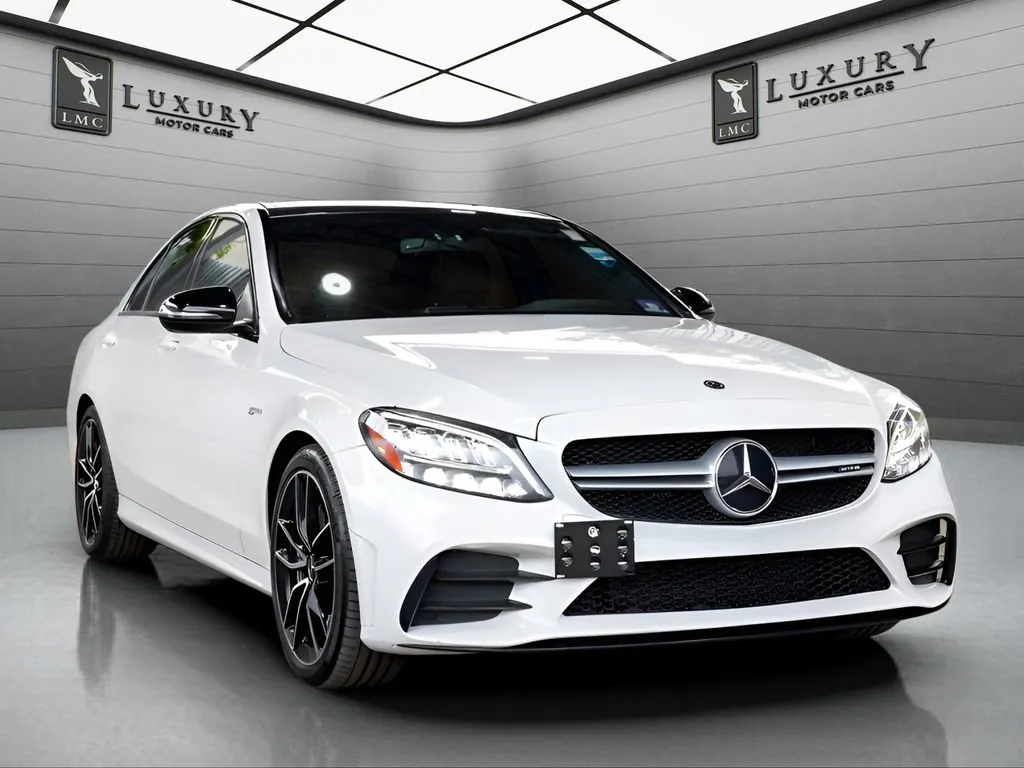 White 2019 Mercedes-Benz C-Class AMG C 43 for sale in Hillside, NJ
