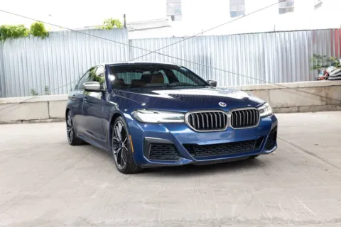 Blue 2023 BMW 5 Series M550i xDrive for sale in Hillside, NJ