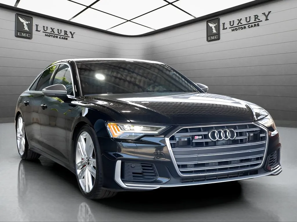 Black 2022 Audi S6 Sedan Prestige for sale in Hillside, NJ