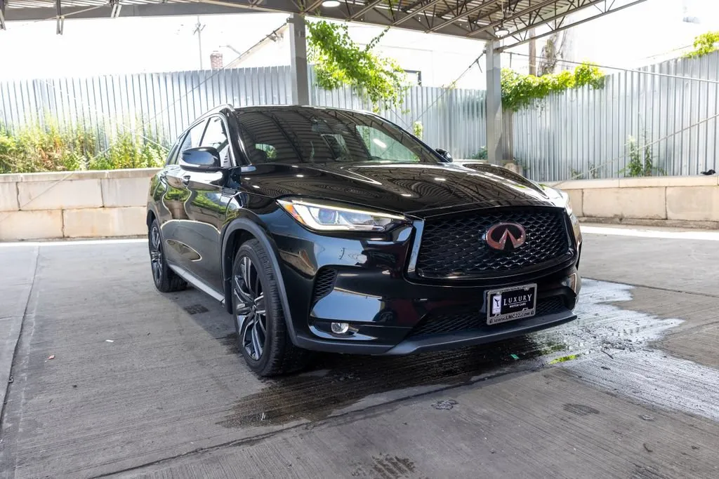 Black 2022 INFINITI QX50 LUXE for sale in Hillside, NJ