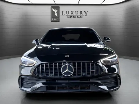 Another view of 2023 Mercedes-Benz C-Class AMG C 43 for sale in Hillside, NJ at Luxury Motor Cars