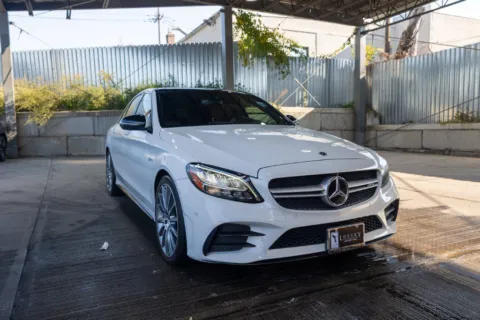 White 2021 Mercedes-Benz C-Class AMG C 43 for sale in Hillside, NJ