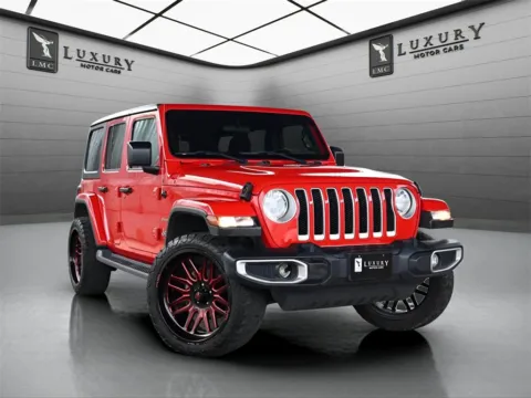 Red 2020 Jeep Wrangler Unlimited Sahara for sale in Hillside, NJ