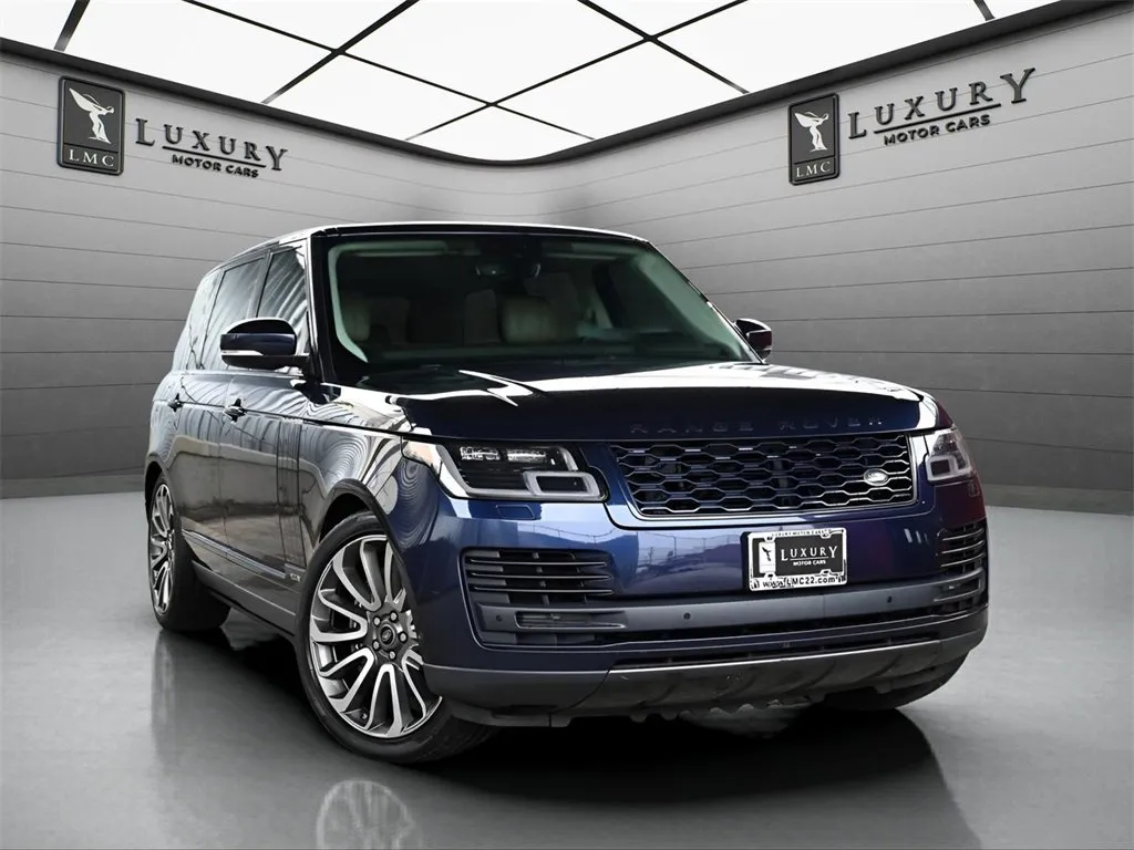 Blue 2019 Land Rover Range Rover 5.0L V8 Supercharged for sale in Hillside, NJ