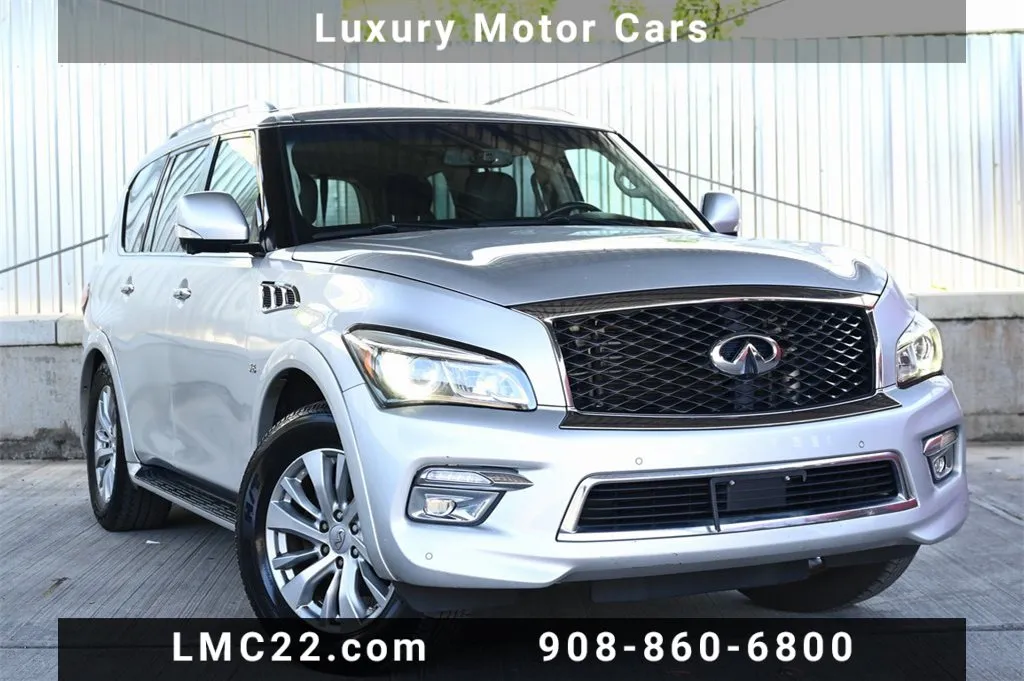 Silver 2017 INFINITI QX80 for sale in Hillside, NJ