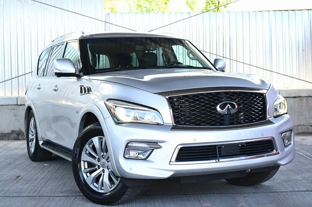 Silver 2017 INFINITI QX80 for sale in Hillside, NJ