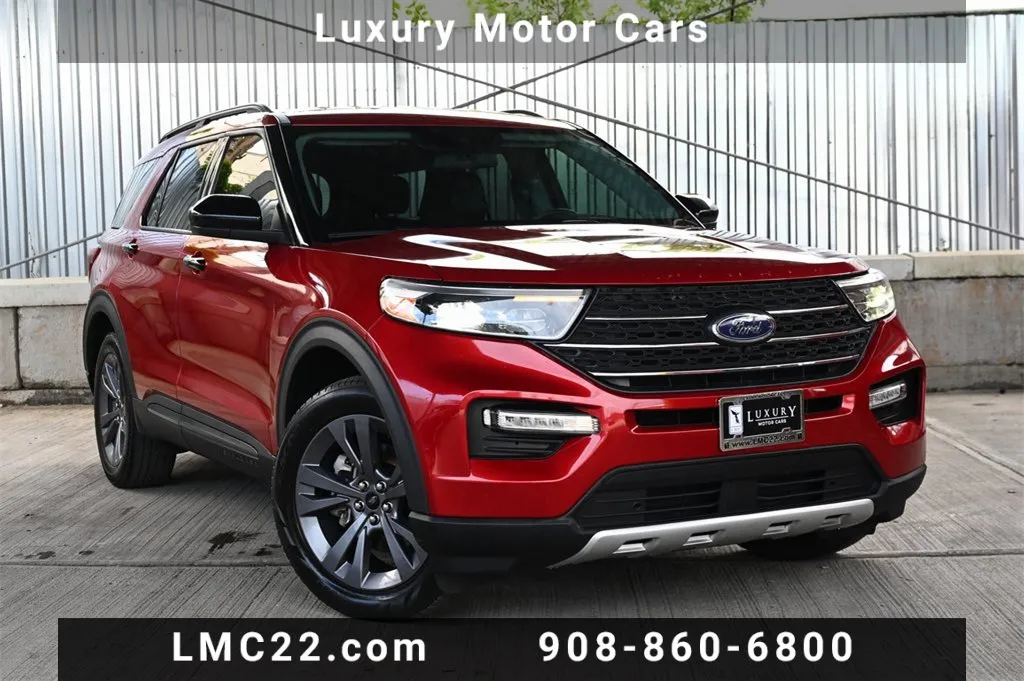 Red 2022 Ford Explorer XLT for sale in Hillside, NJ